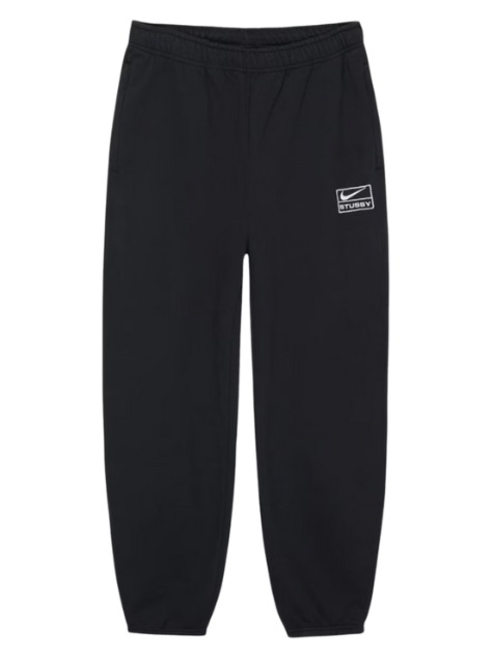 Nike x Stussy Fleece Cuffed Sweatpants Adult Unisex SZ XXL Black FN5235-010